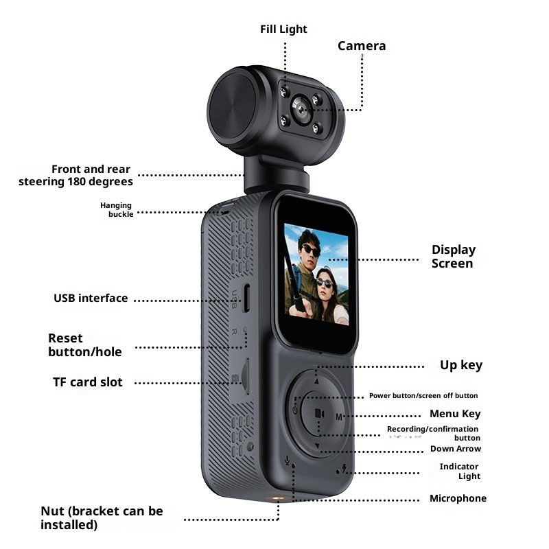 q5 mini hd body camera
